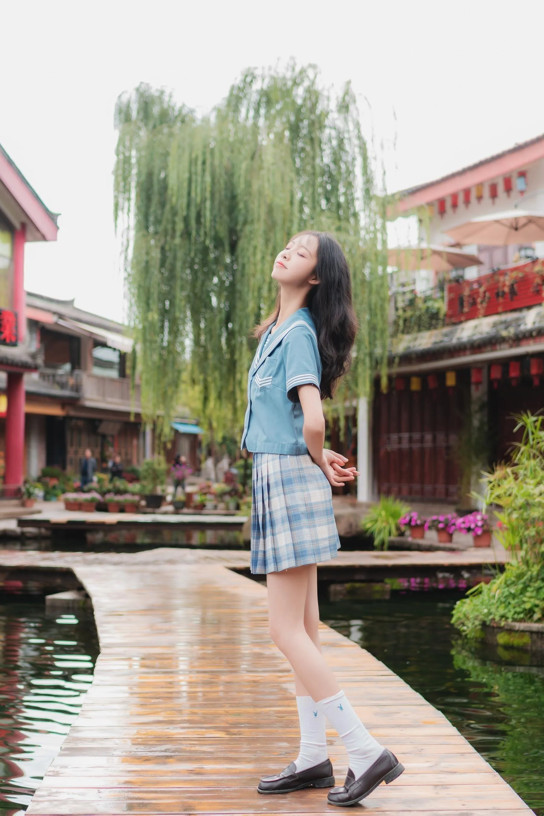 西瓜少女 NO.001 丽江写真JK [45P]插图8